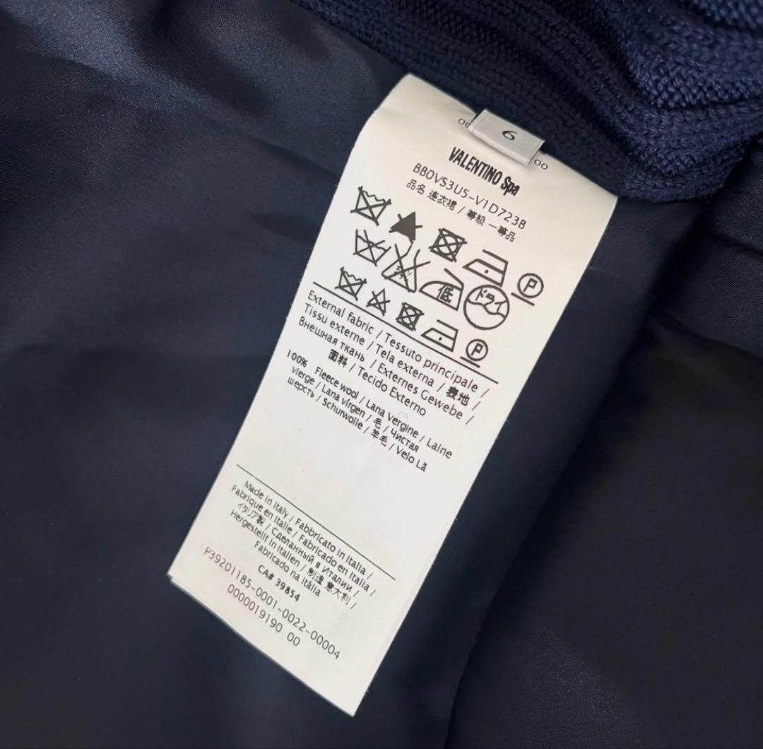 VALENTINO 国内正規 極美品 ヴァージンウール ワンピースM