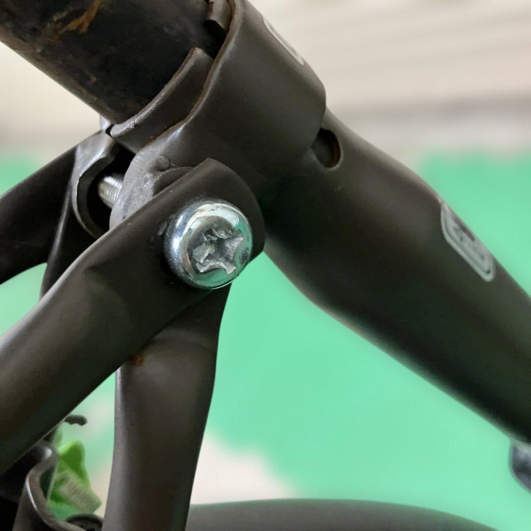 【引取限定】27インチ黒色自転車GAKUCHARI