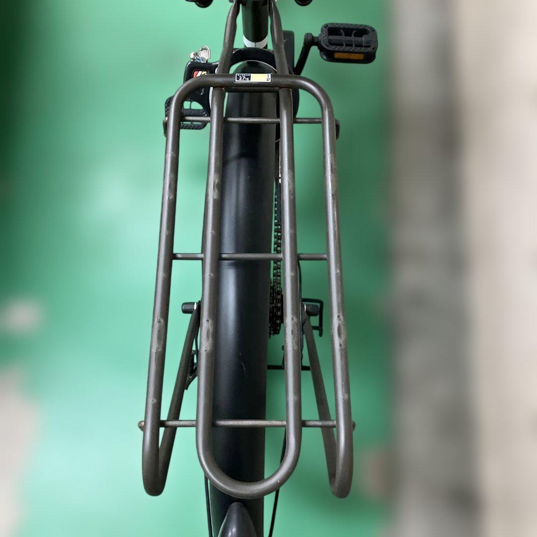 【引取限定】27インチ黒色自転車GAKUCHARI