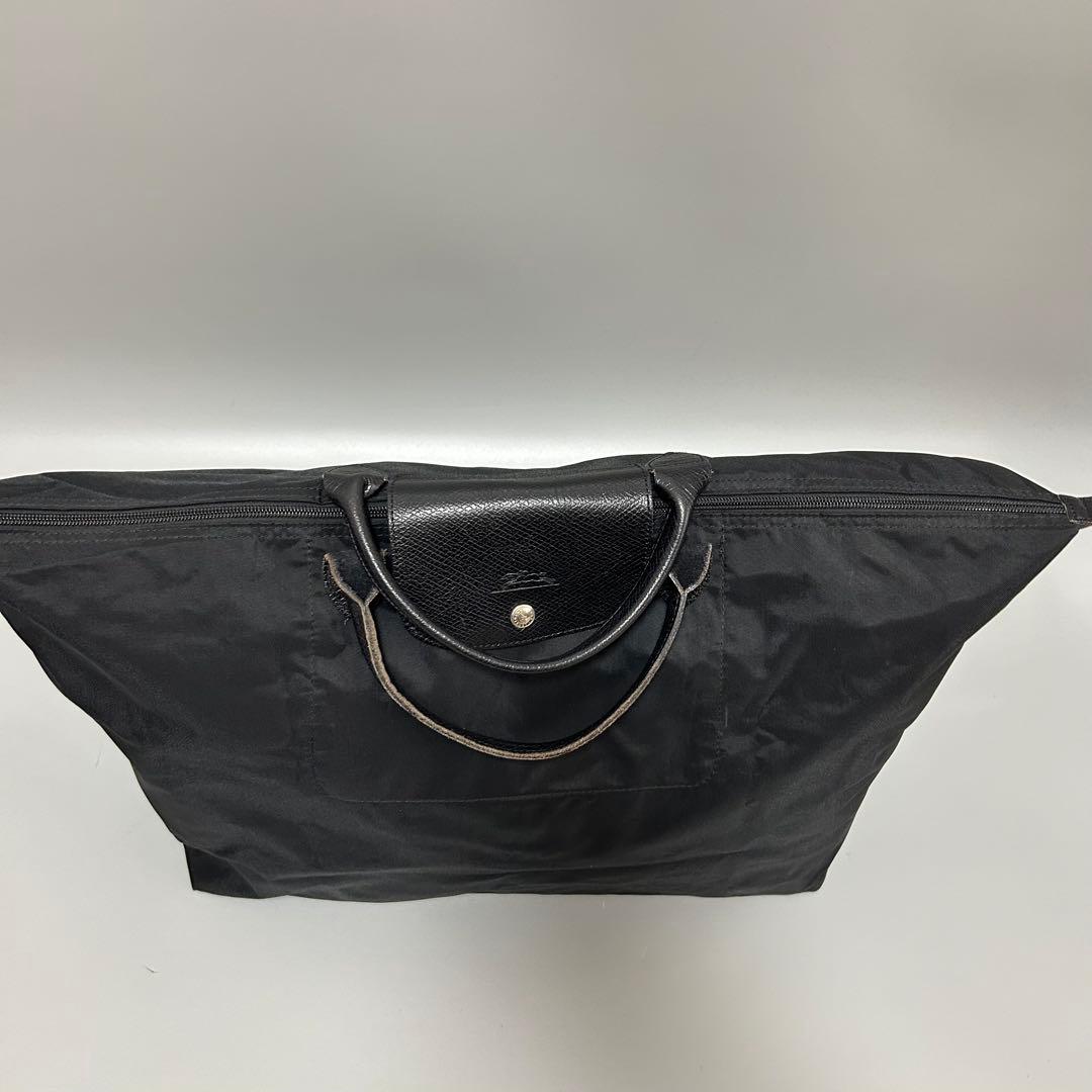 LONGCHAMP ロンシャン ルプリアージュ ナイロンxレザー トラベルバッグ