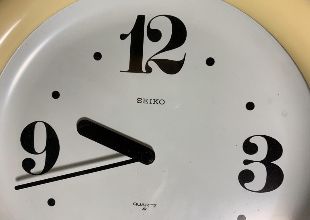 あ*え様 希少!!昭和レトロ SEIKO 馬場雄二デザイン 掛時計 QA435