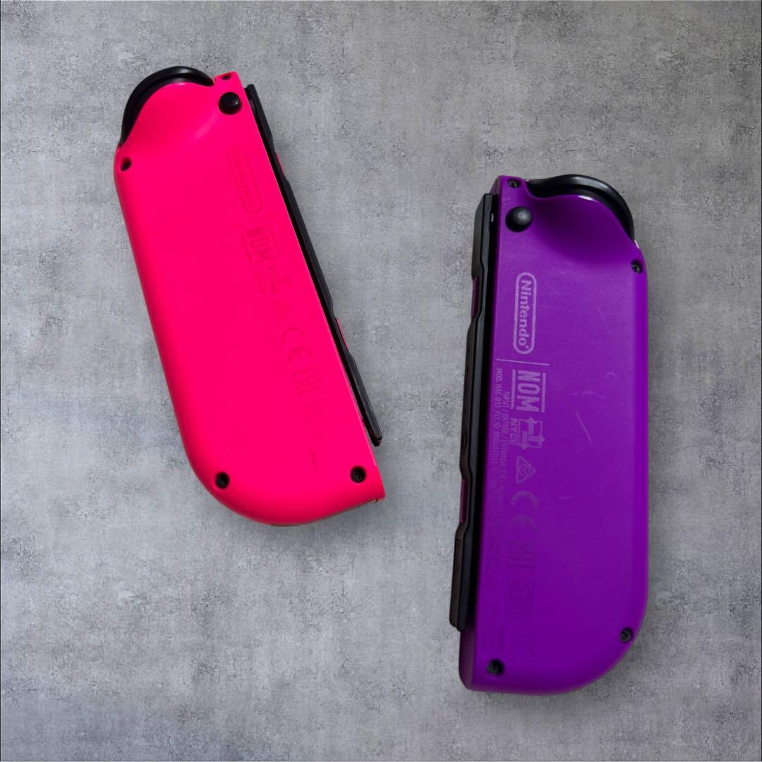 大人気　任天堂 Switch本体 とピンク、紫のJoy-Con のみ　used品