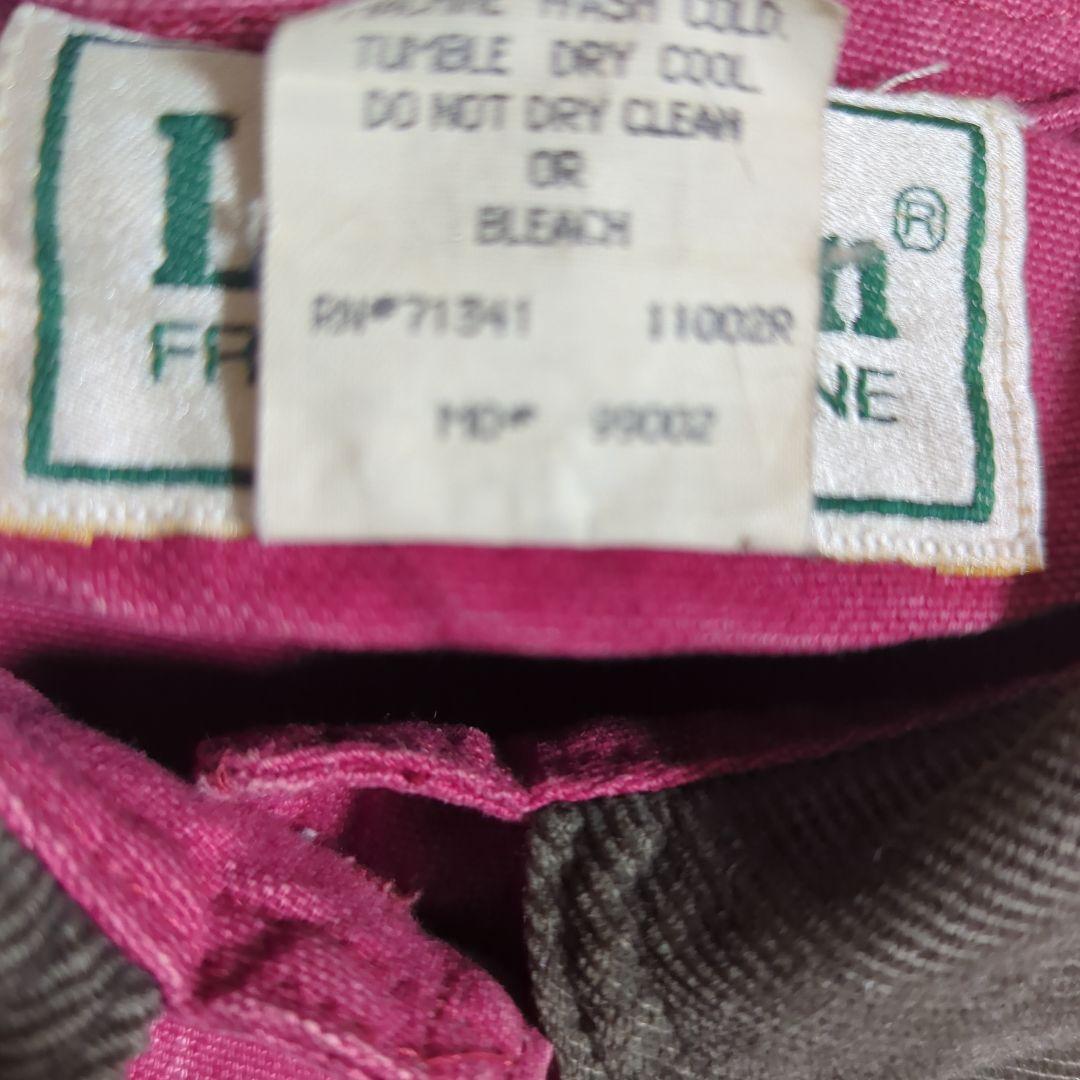 80s LLBean　USA製　ハンティング　ジャケット　赤　vintage　.
