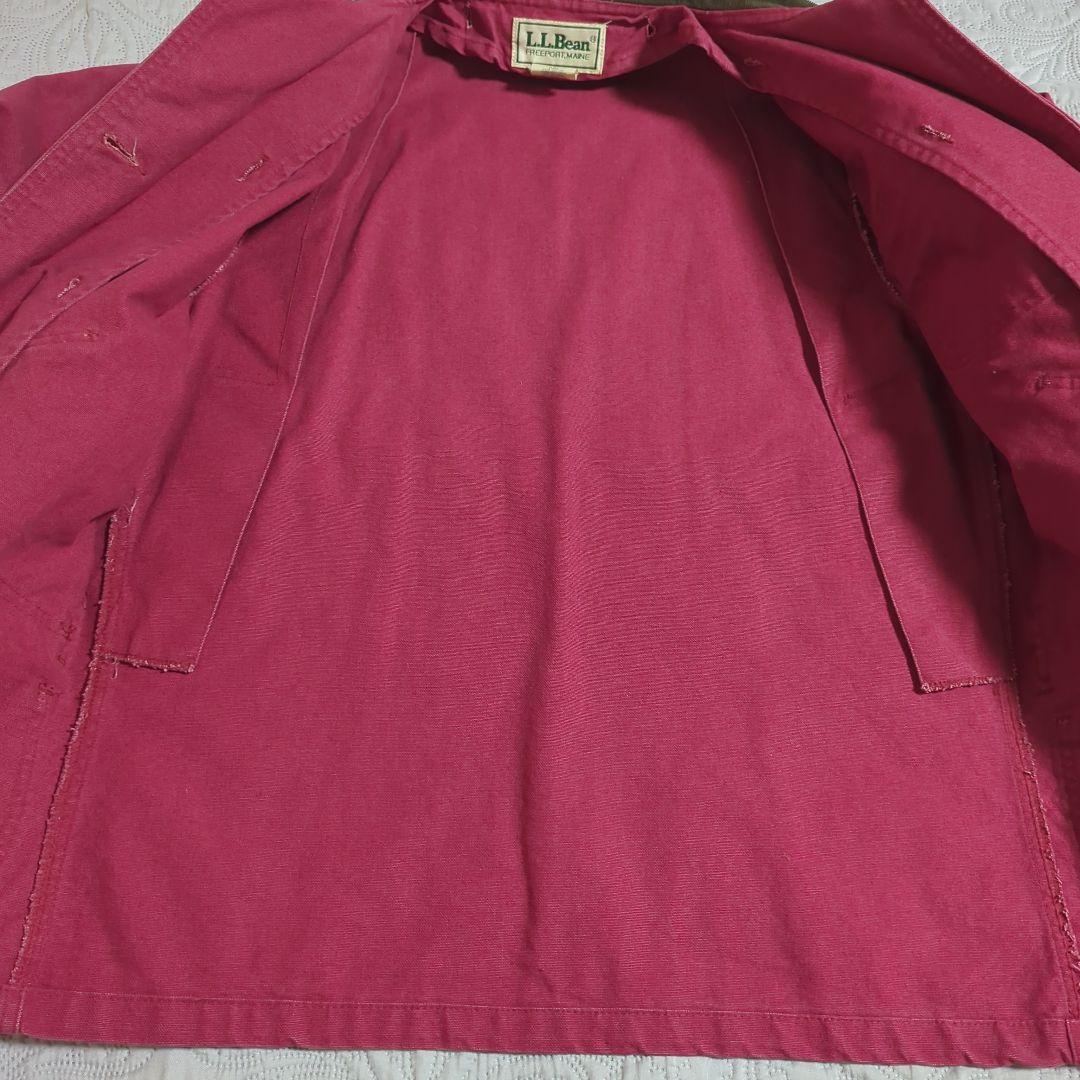 80s LLBean　USA製　ハンティング　ジャケット　赤　vintage　.