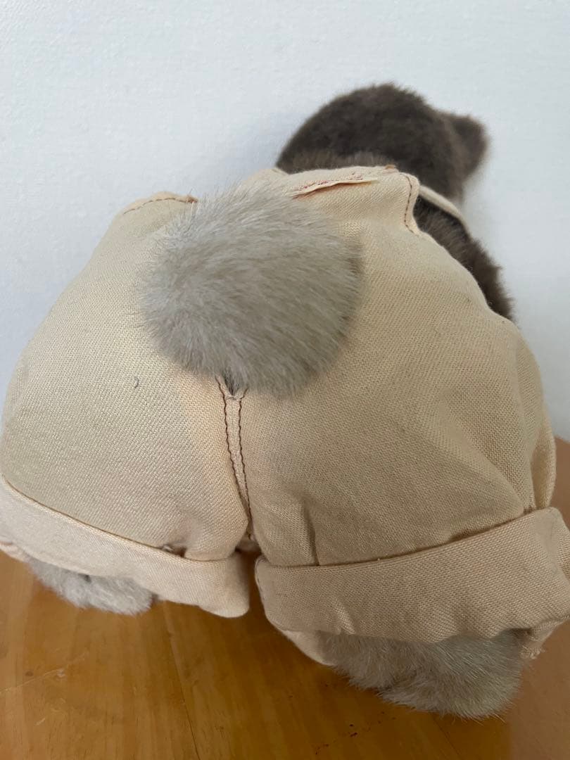 よ*こ様 ワンダフルワールド　オーバーオールうさぎ　ぬいぐるみ、ぬいぐるみブロー