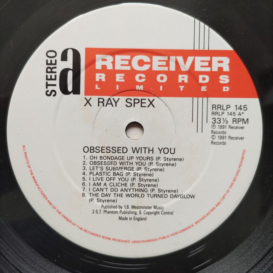 X-RAY SPEX「OBSESSED WITH YOU」LP