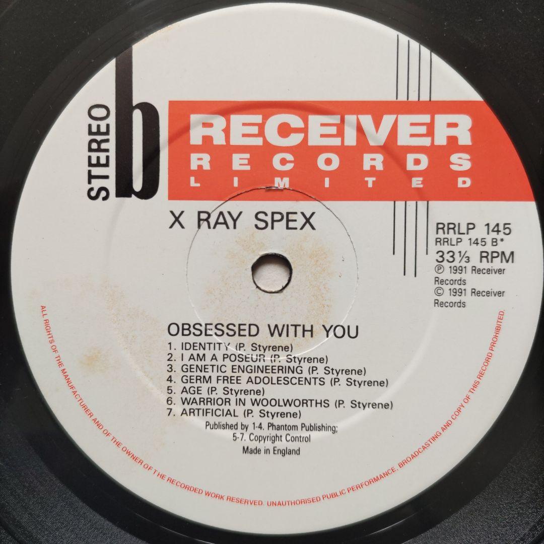 X-RAY SPEX「OBSESSED WITH YOU」LP