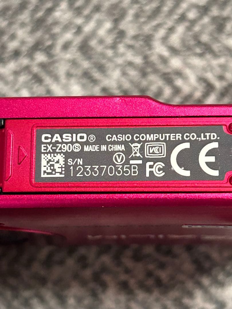 CASIO EX-Z90 コンパクトデジタルカメラ ピンク