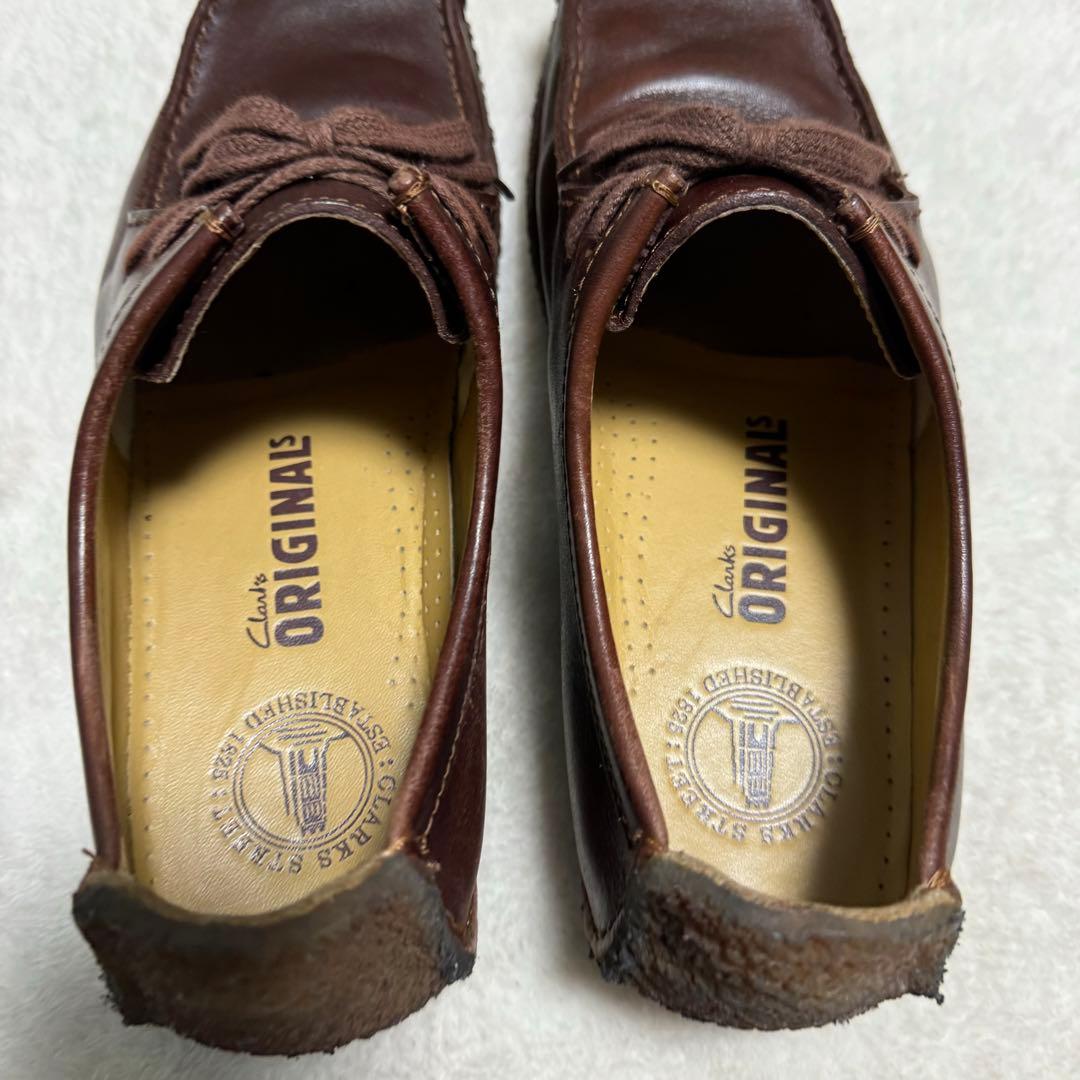 【clarks】美品✨ Natalie ナタリー　27cm レザー　ブラウン