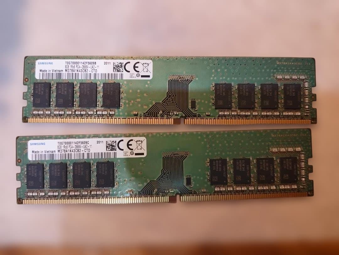 Samsung DDR4 8GB×2