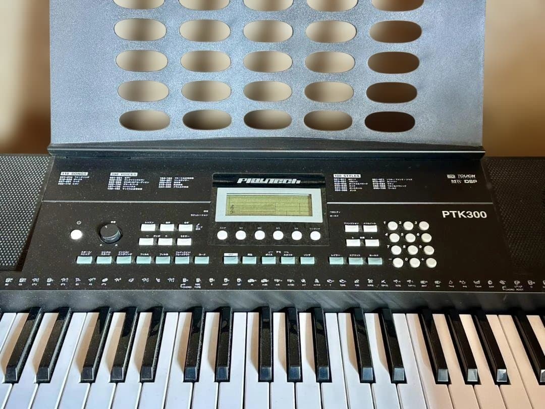 PLAYTECH PTK300 電子キーボード 61キー MIDI対応