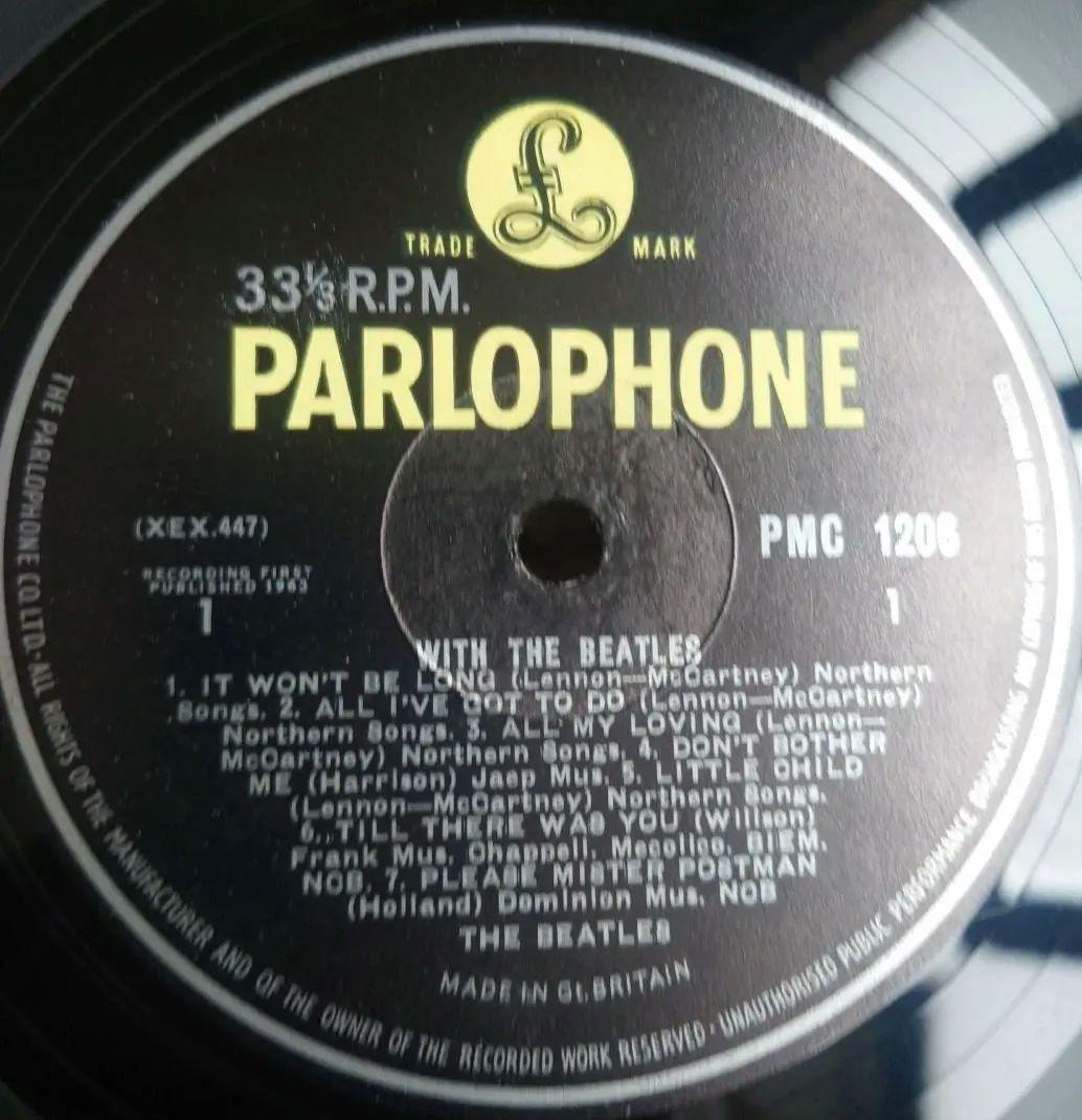 UK1stラウドカットThe Beatles with the beatles