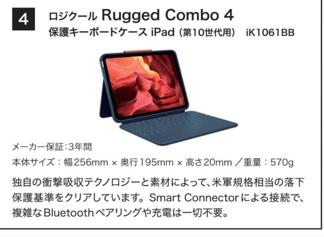 RUGGED COMBO 4 第10世代用 ネイビー