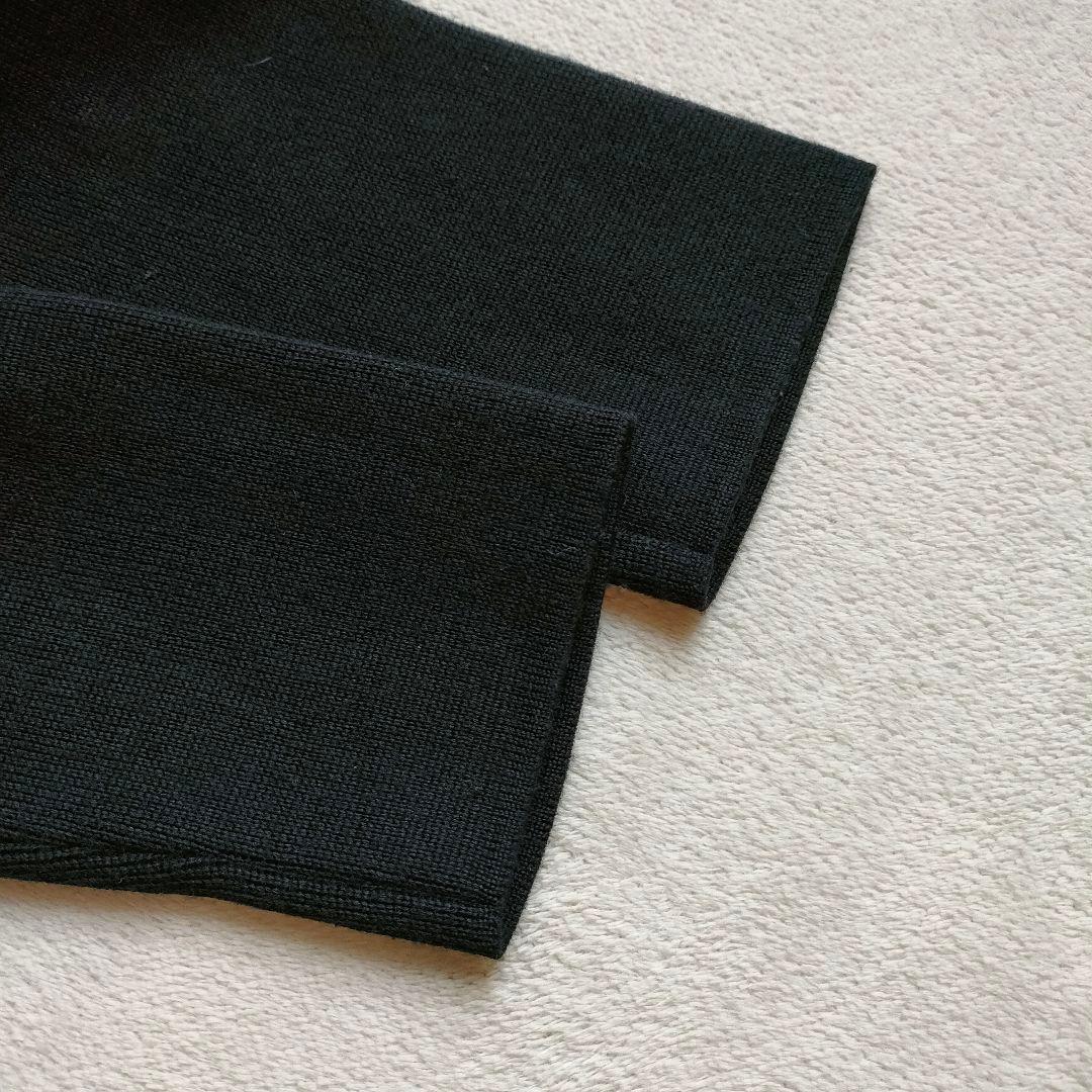 ドレステリア ダブルブレストニットジャケット ロゴボタン 刺繍