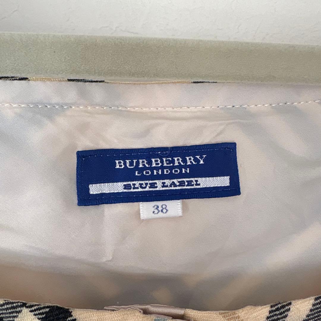 BURBERRY ブルーレーベル 38 ノースリーブワンピース