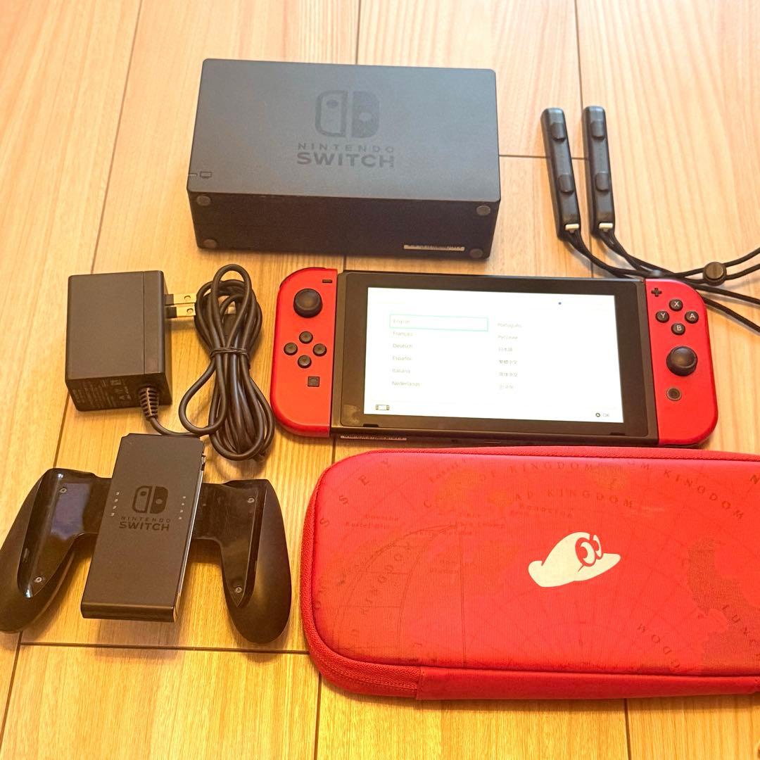 ✨限定モデル Nintendo Switch 本体 赤色 マリオデザイン