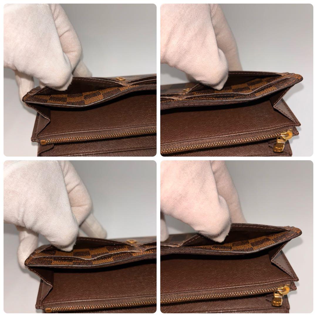 【鑑定済み】ルイヴィトン✨ダミエ✨10枚✨折り財布✨ポルトフォイユ・サラ 長財布