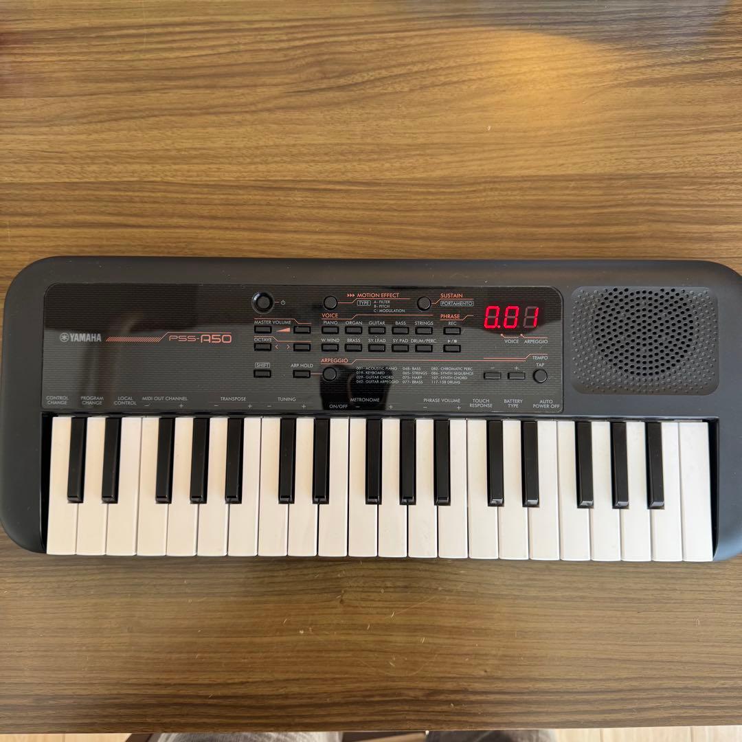 ヤマハ YAMAHA ミニ電子キーボード 37鍵 PSS-A50 2024年製
