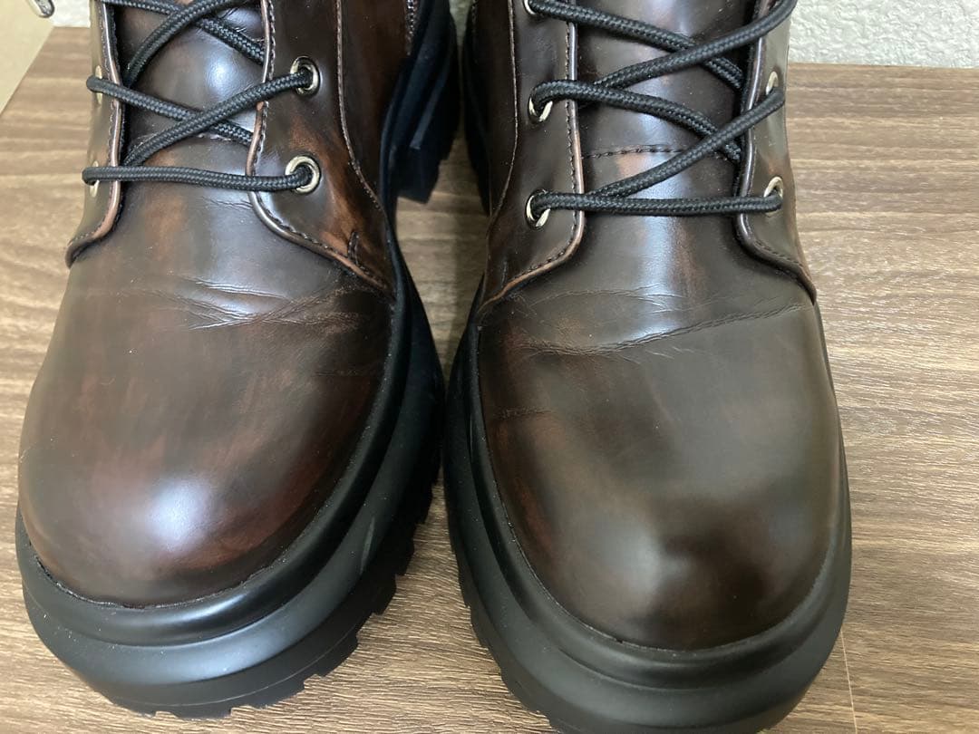 Ameri LACE UP TANK SOLE BOOTS ブラウン　Mサイズ