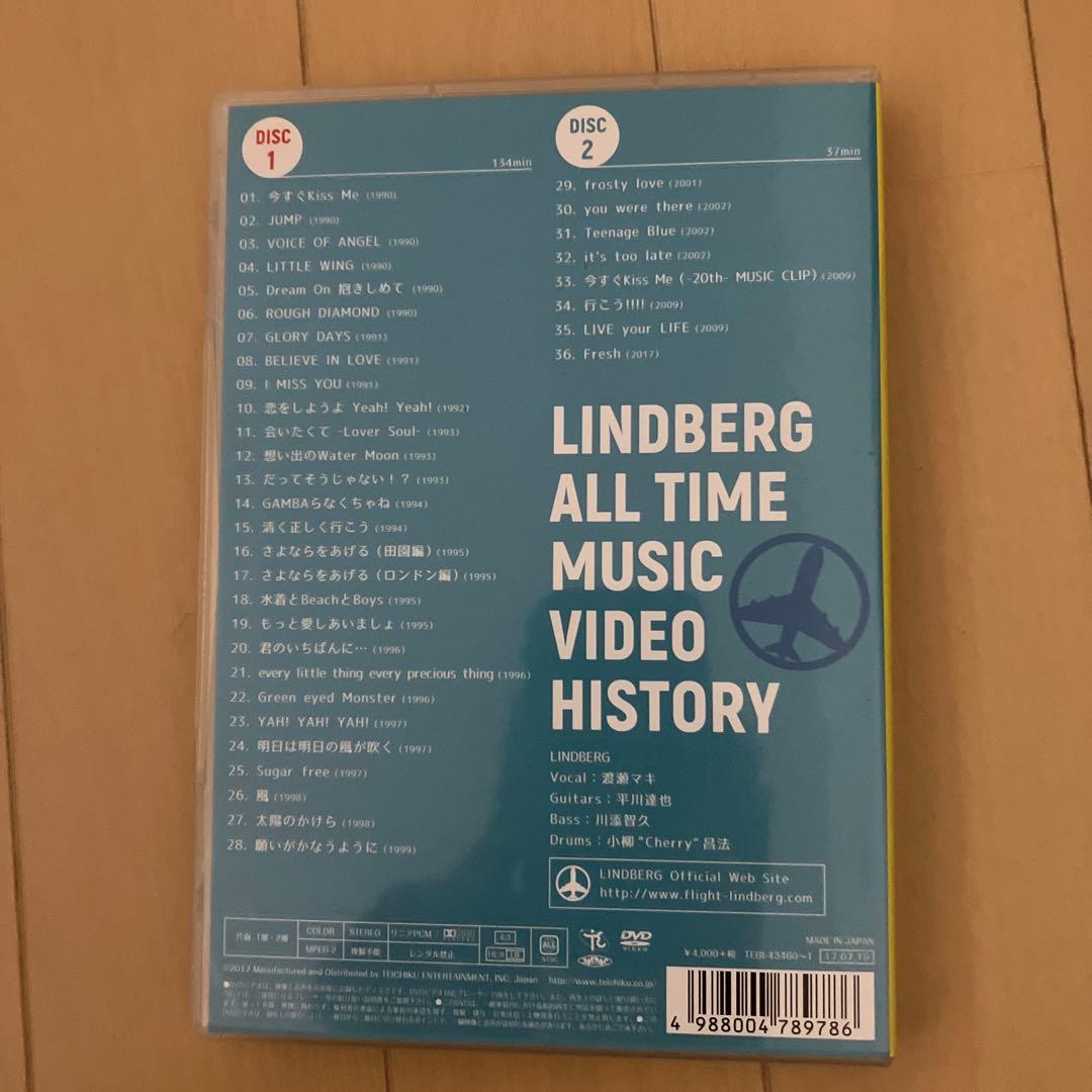 ミュージック LINDBERG ALL TIME MUSIC VIDEO HISTORY