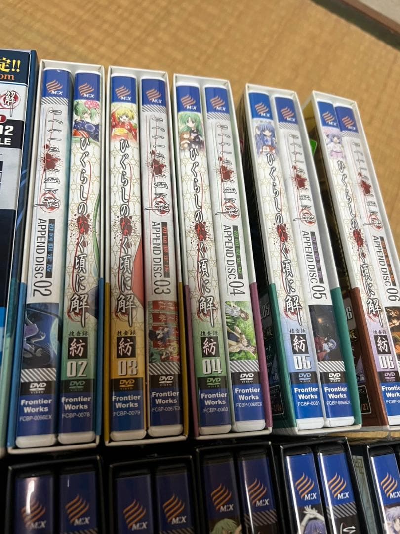 DVD　アニメ　ひぐらしのなく頃に開　紡1-6巻　結1-6巻　他セット
