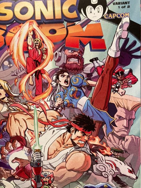 Sonic boom #10 ストリートファイター レアカバー