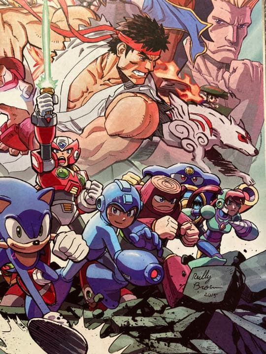 Sonic boom #10 ストリートファイター レアカバー