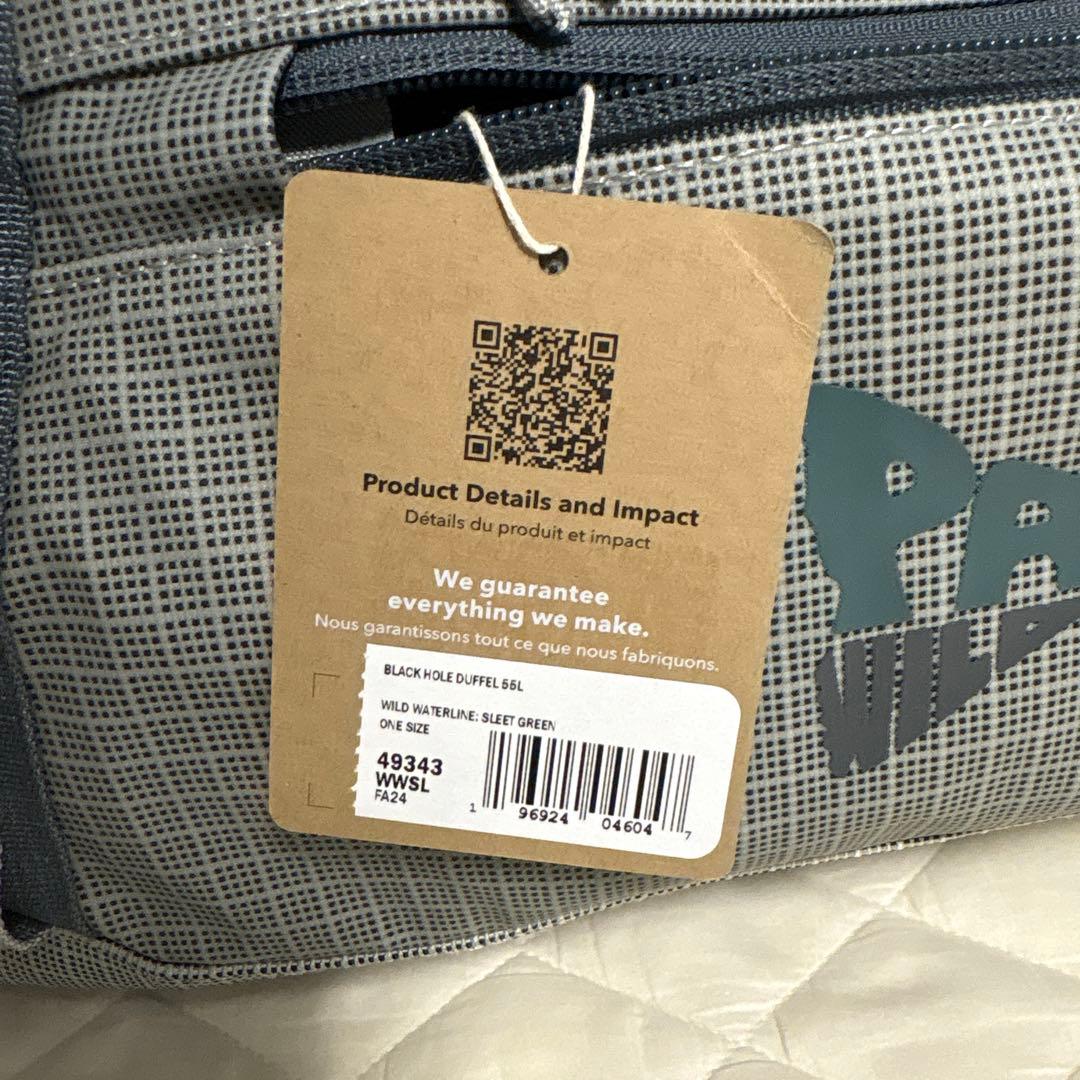 Patagonia パタゴニア　ブラックホールダッフル　duffle 55L