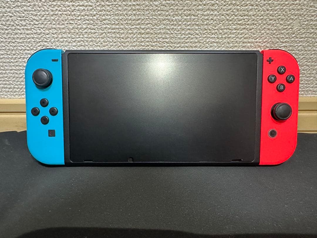 美品 バッテリー強化版 Switch 赤青 完品 動作良好