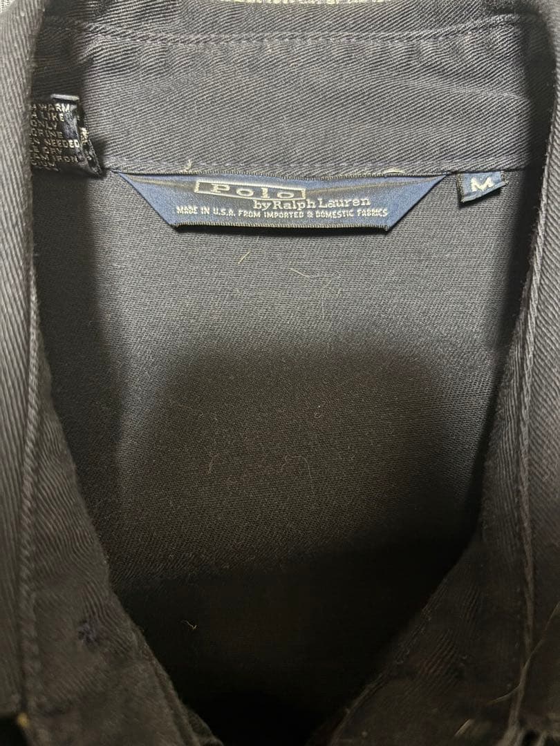 【美品】Polo USA製 ジャケット Mサイズ 黒