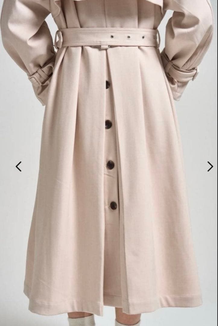 THETOE Roosevelt trench coat ベージュ　S