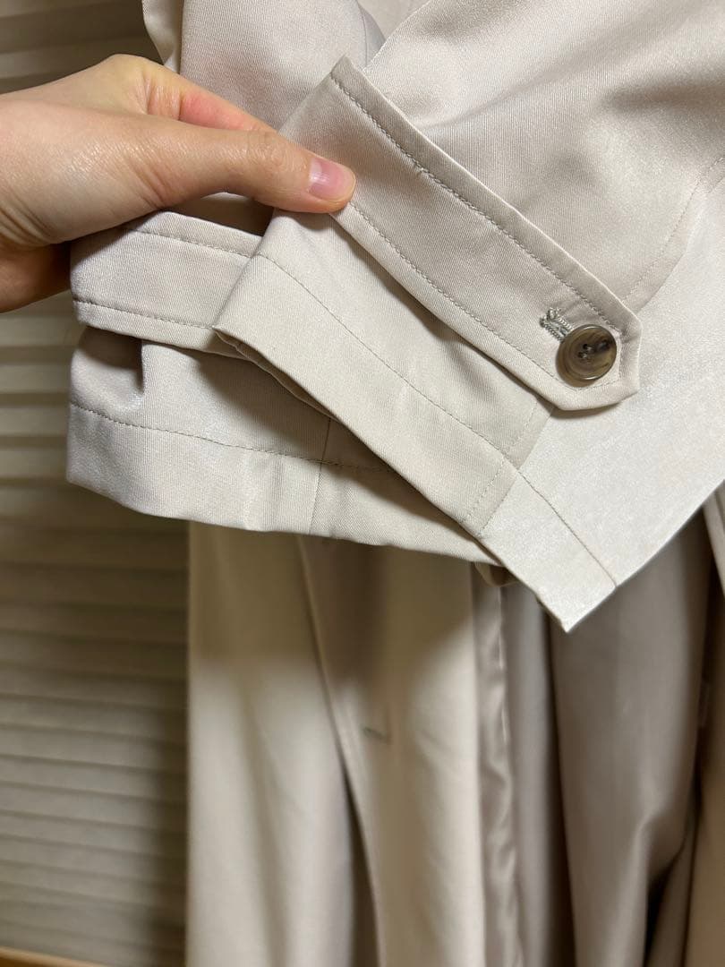 THETOE Roosevelt trench coat ベージュ　S
