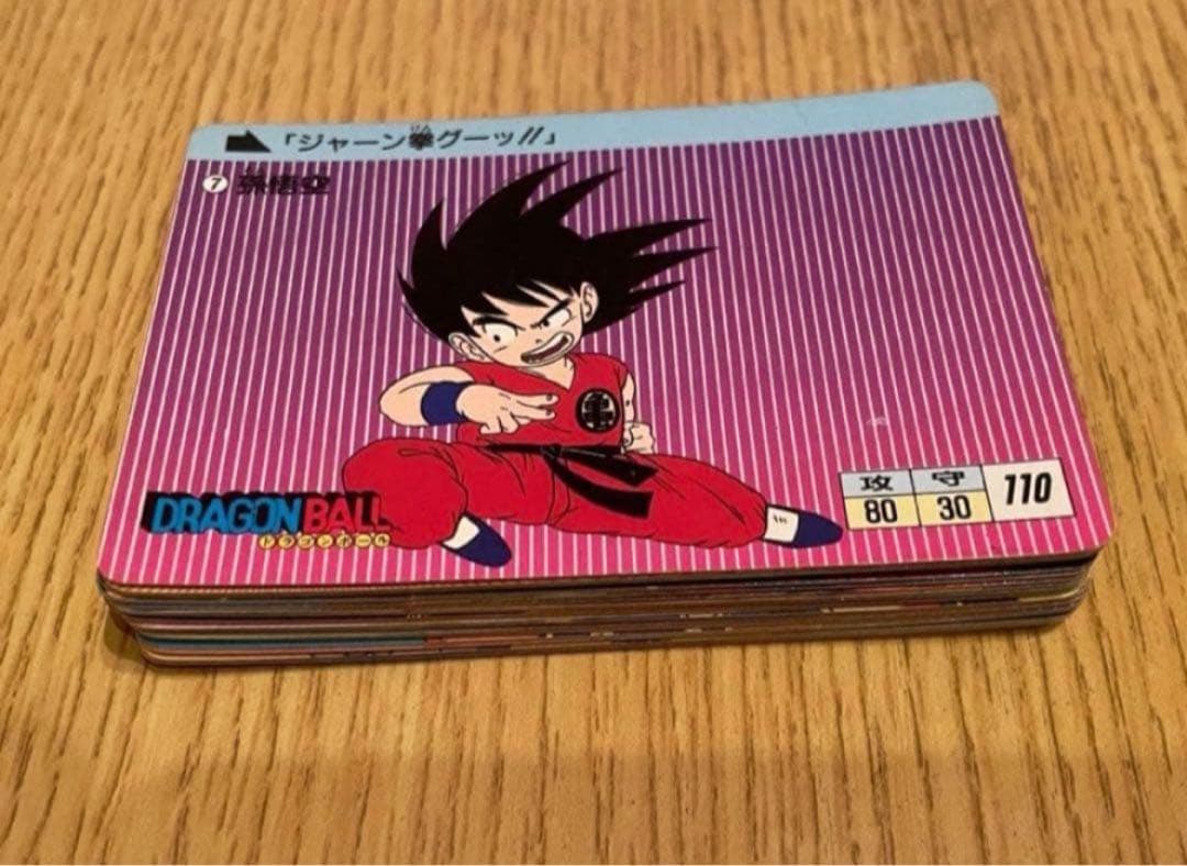 【初版】ドラゴンボールカードダス1988本弾①ノーマルカード34枚プラス1枚