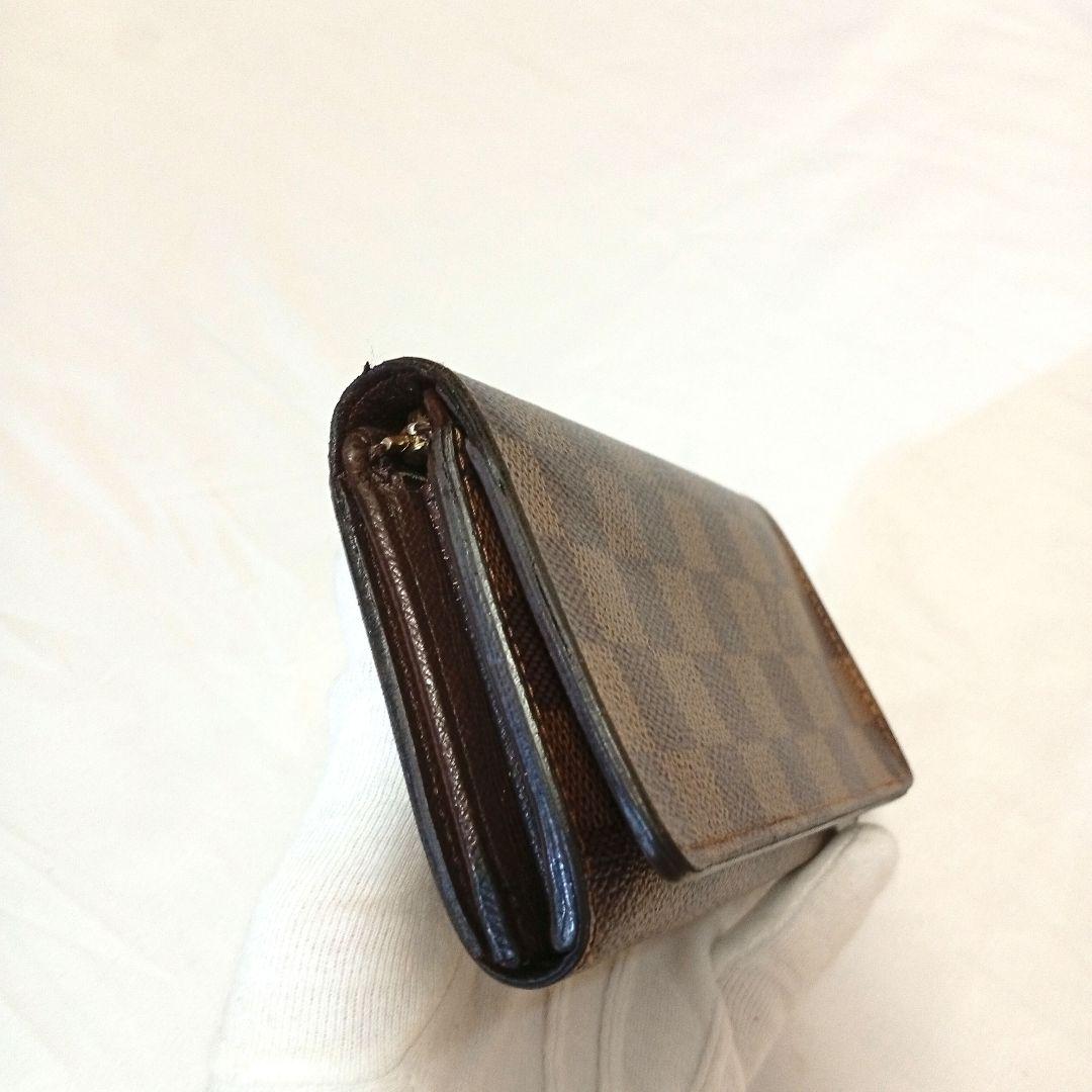 LOUISVUITTON ルイヴィトン ポルトモネビエトレゾール ダミエ 折財布