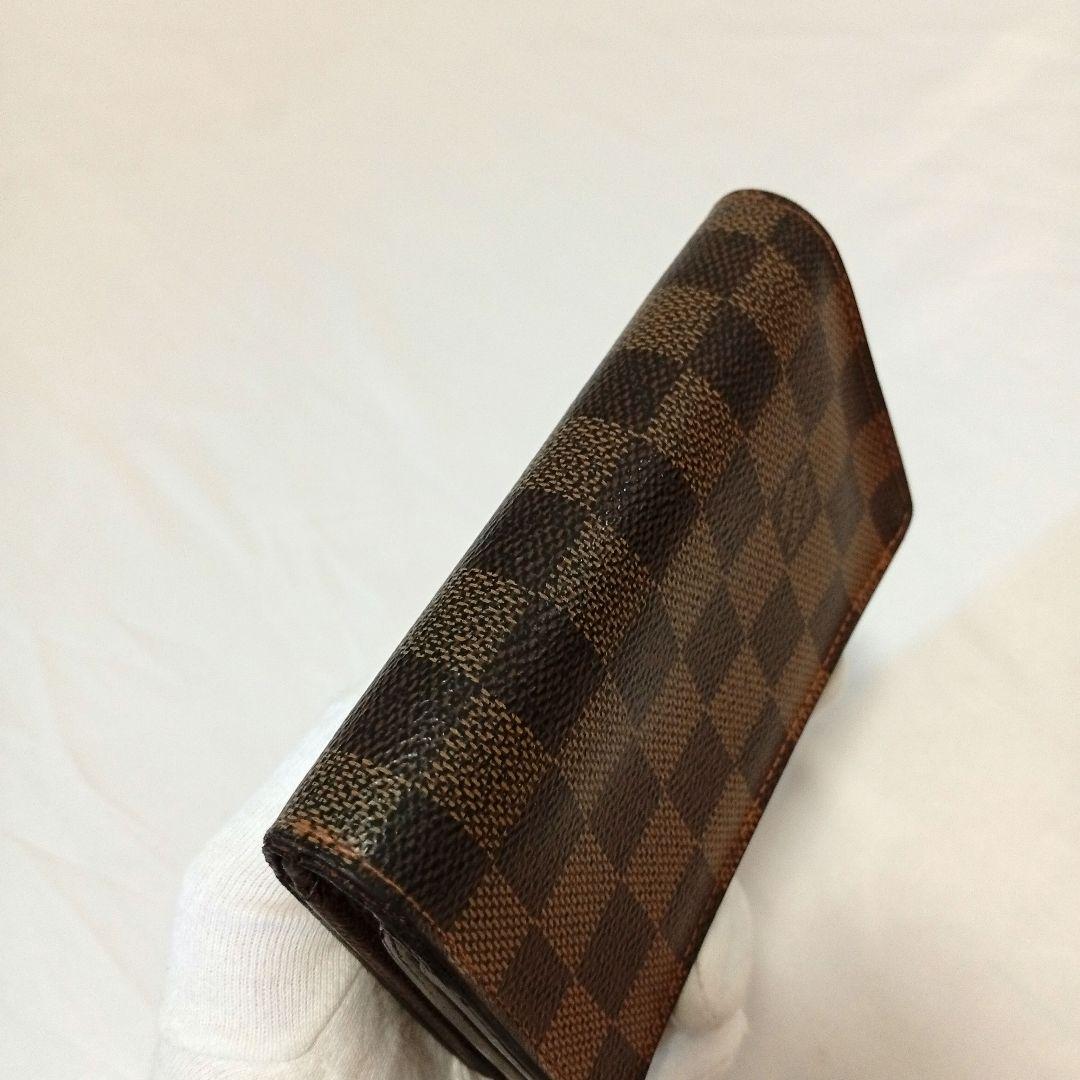 LOUISVUITTON ルイヴィトン ポルトモネビエトレゾール ダミエ 折財布