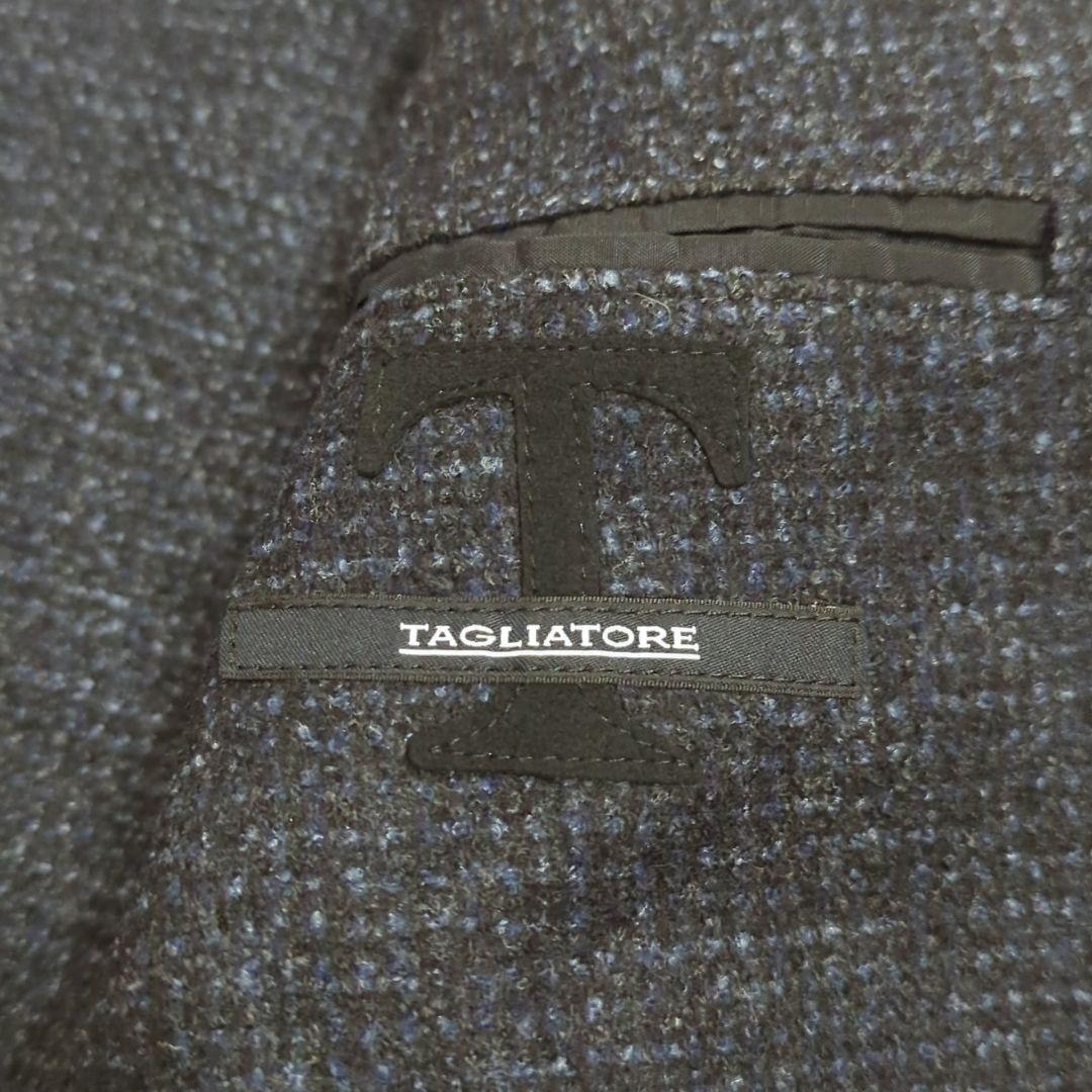 タリアトーレ 四者混 ウール シルク リネン ツイード テーラードジャケット