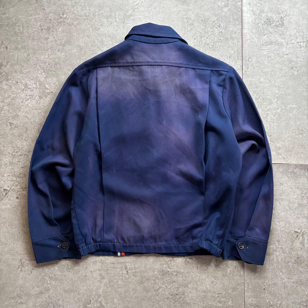 古着　50s 60s コットン　ギャバジン　ジャケット　ギャバジャン　ウィップ