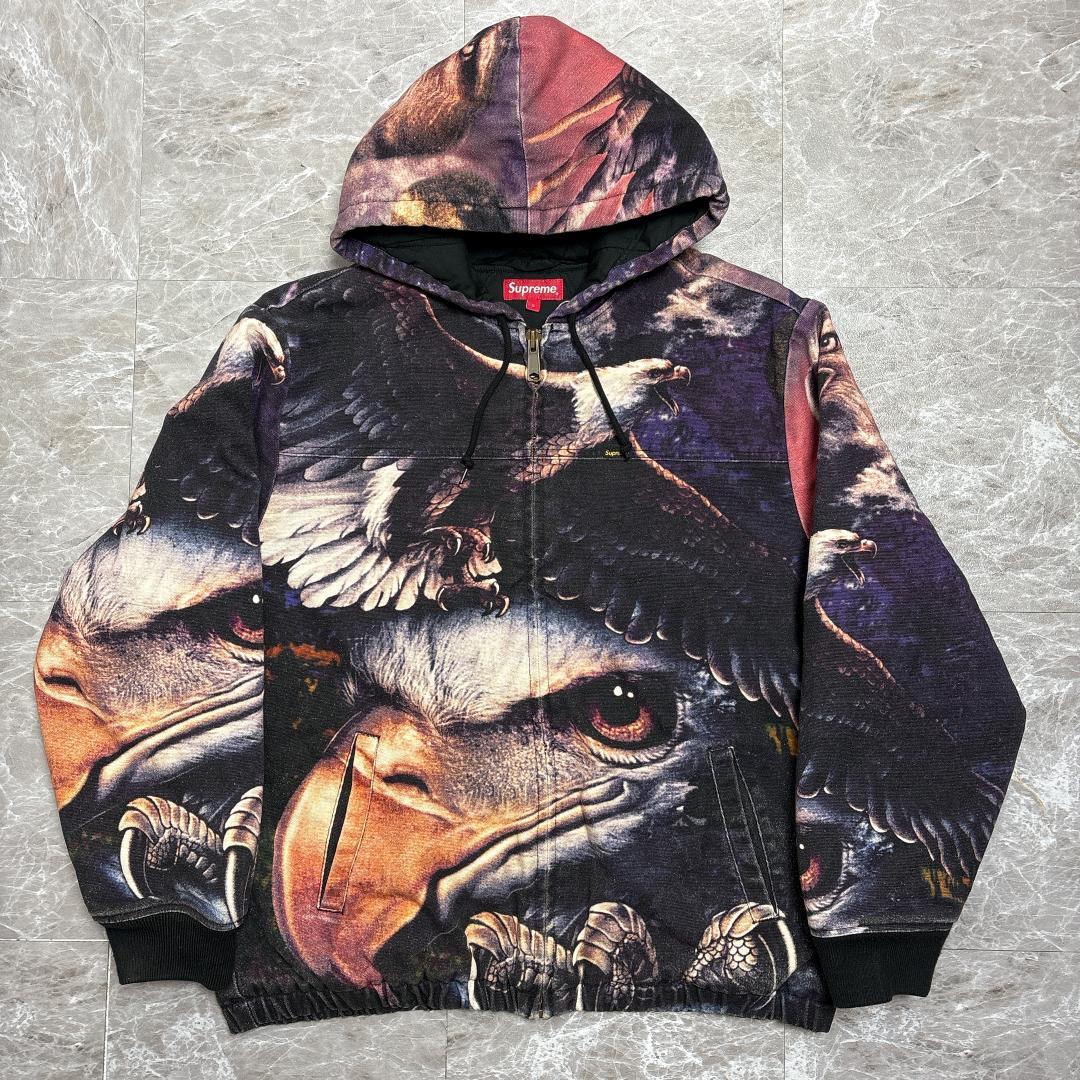 ジャケット・アウター Supreme Eagle Hooded Work Jacket 21SS L
