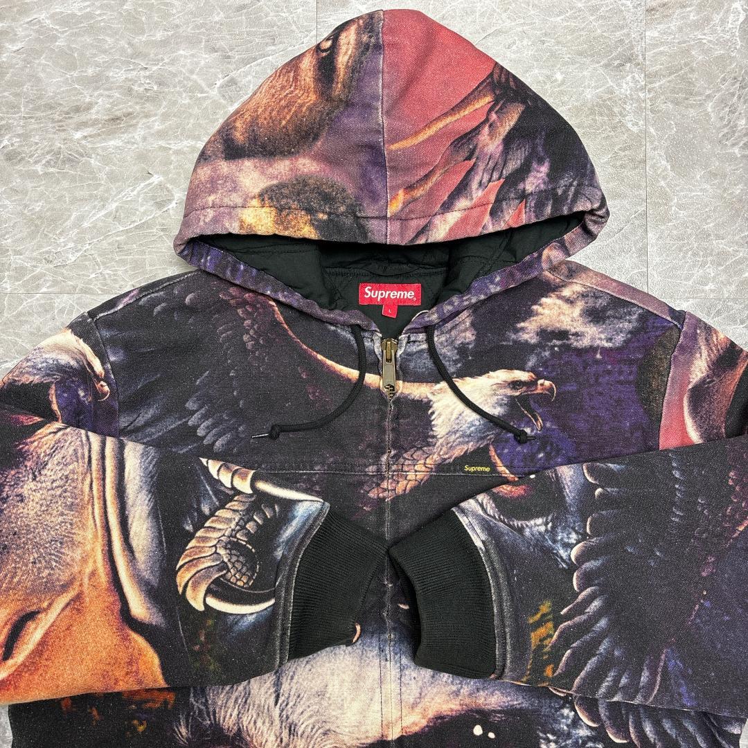 ジャケット・アウター Supreme Eagle Hooded Work Jacket 21SS L