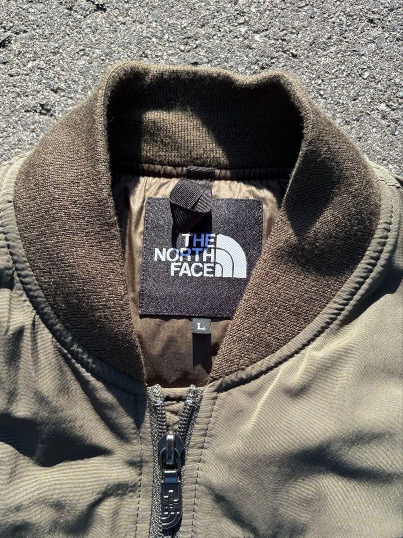 THE NORTH FACE MA-1ジャケット L オリーブNY 82132