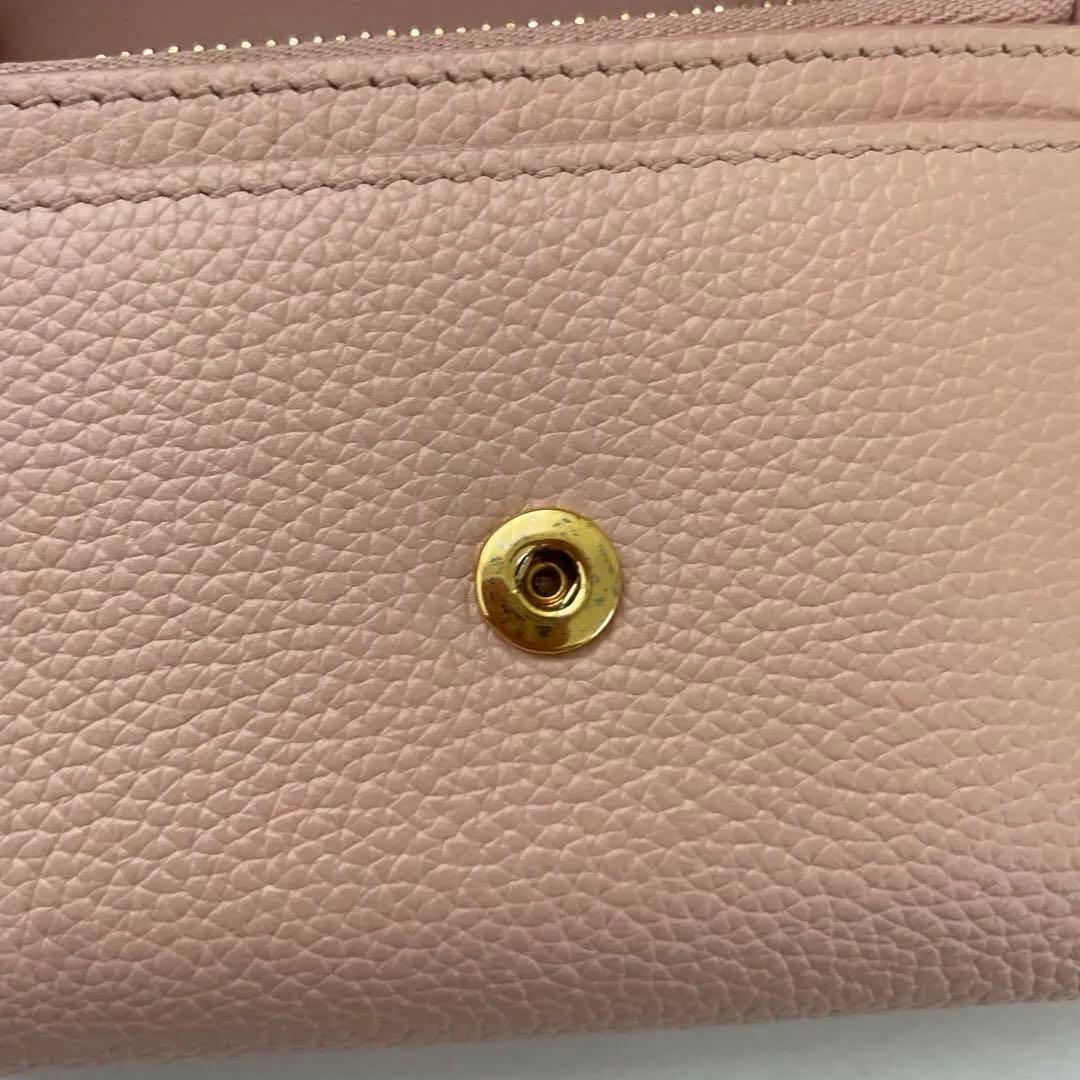 Burberry グレイニーレザー TBコンパクトウォレット