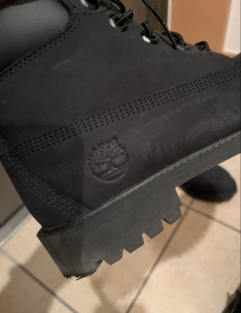 Timberland ティンバーランド 23.5 黒 レディース 6インチブーツ