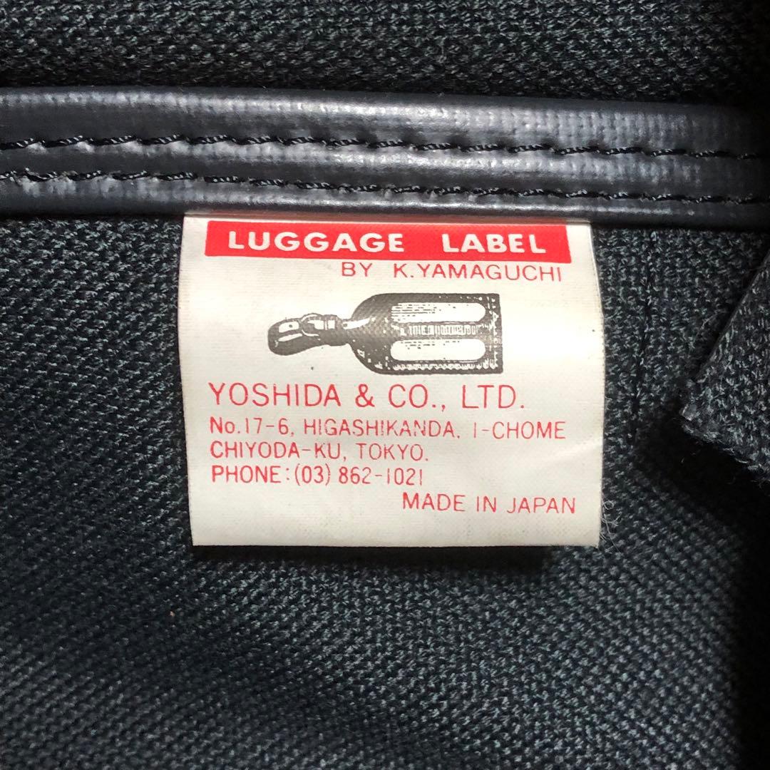 90s 日本製 LUGGAGE LABEL 山口タグ ボストン バッグ