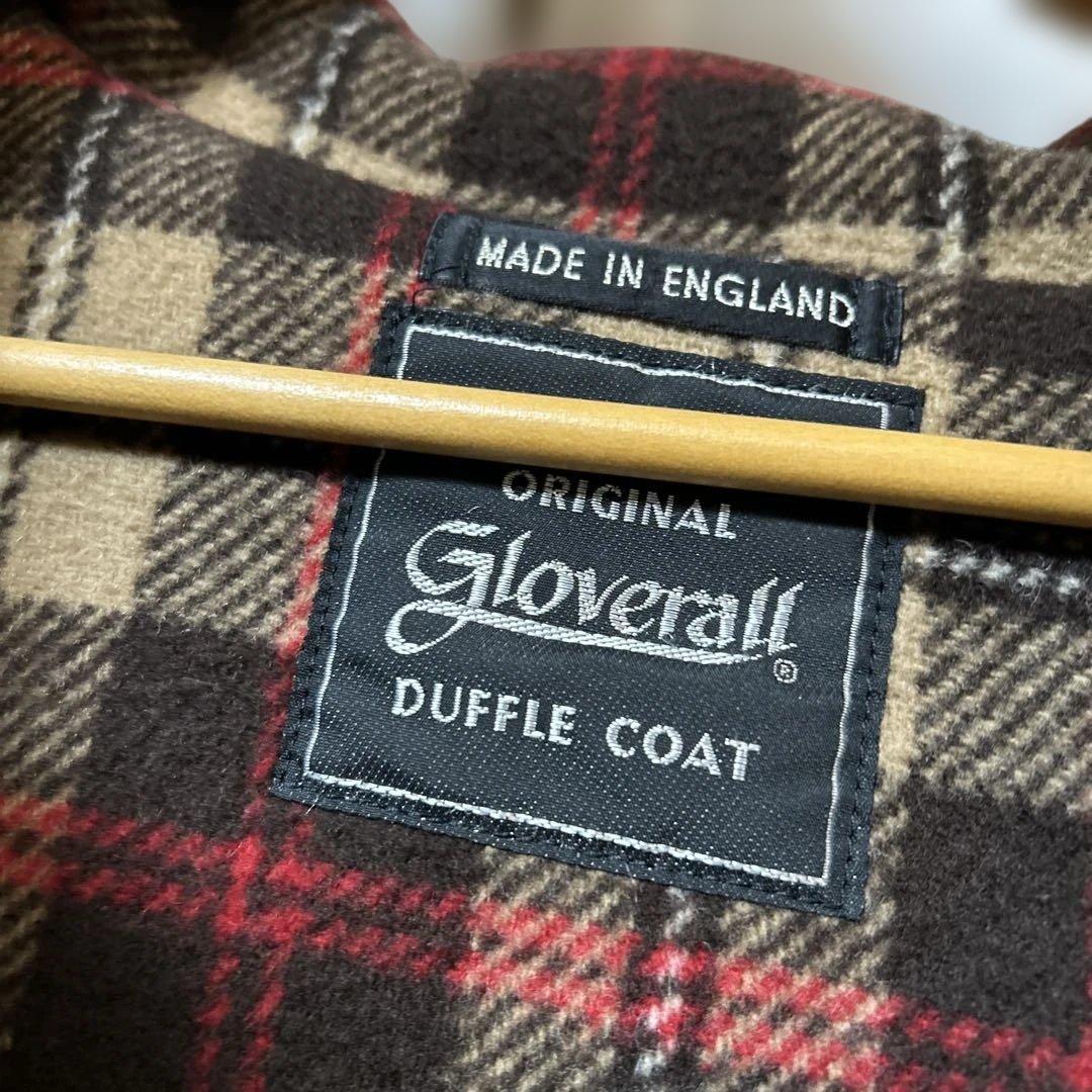 Gloverall イギリス製 ウール ダッフルコート 38 ダークブラウン