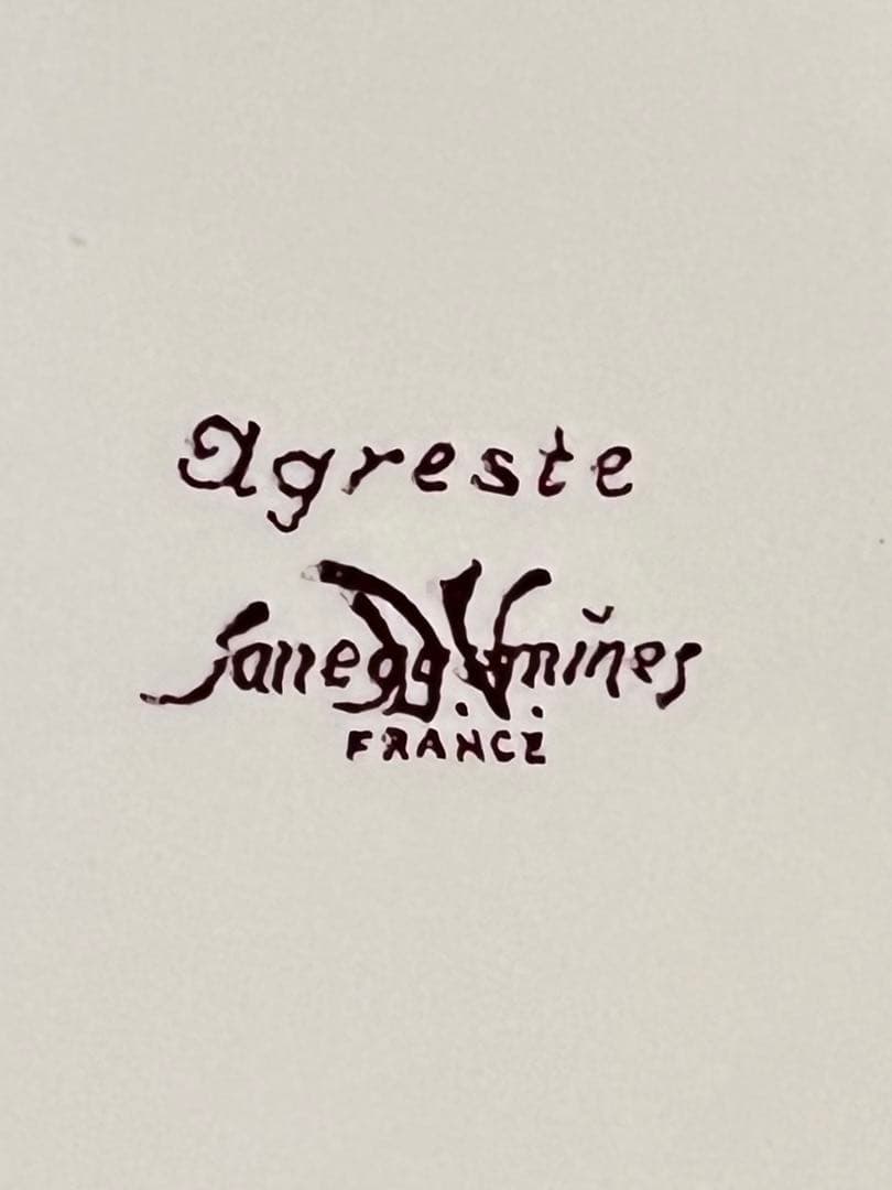 【美品】SARREGUEMINES Agreste 大きなレクタングル 3239