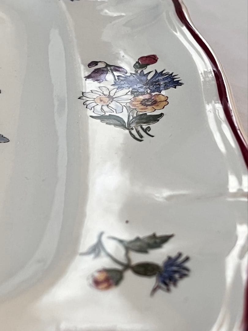 【美品】SARREGUEMINES Agreste 大きなレクタングル 3239