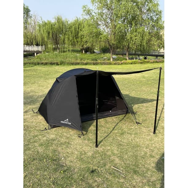 HIKEVICTOR ソロドーム 広々一人用 高品質 2kg 軽量 ブラック