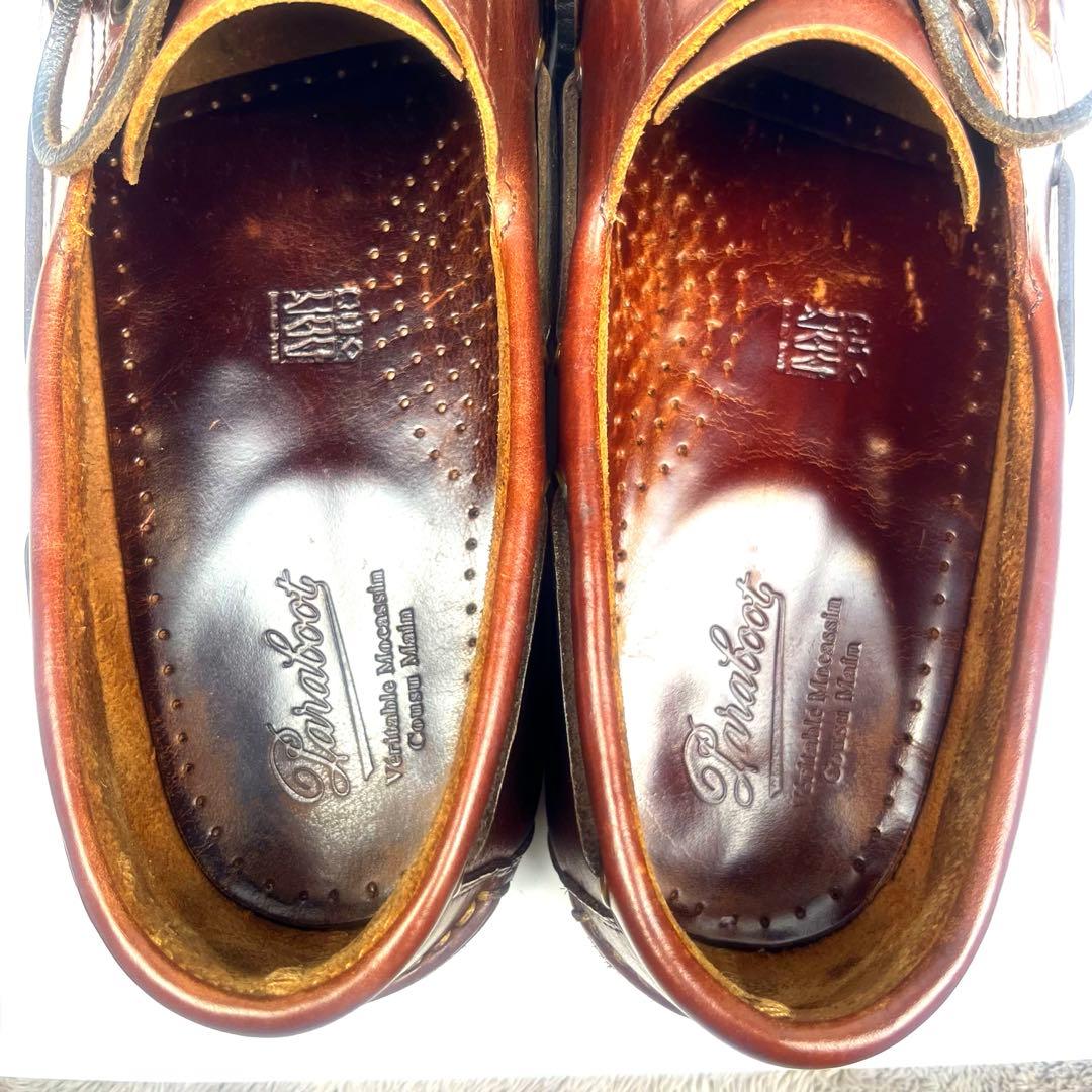 希少サイズ！UK9 Paraboot BARTH パラブーツ ブラウン 28.0