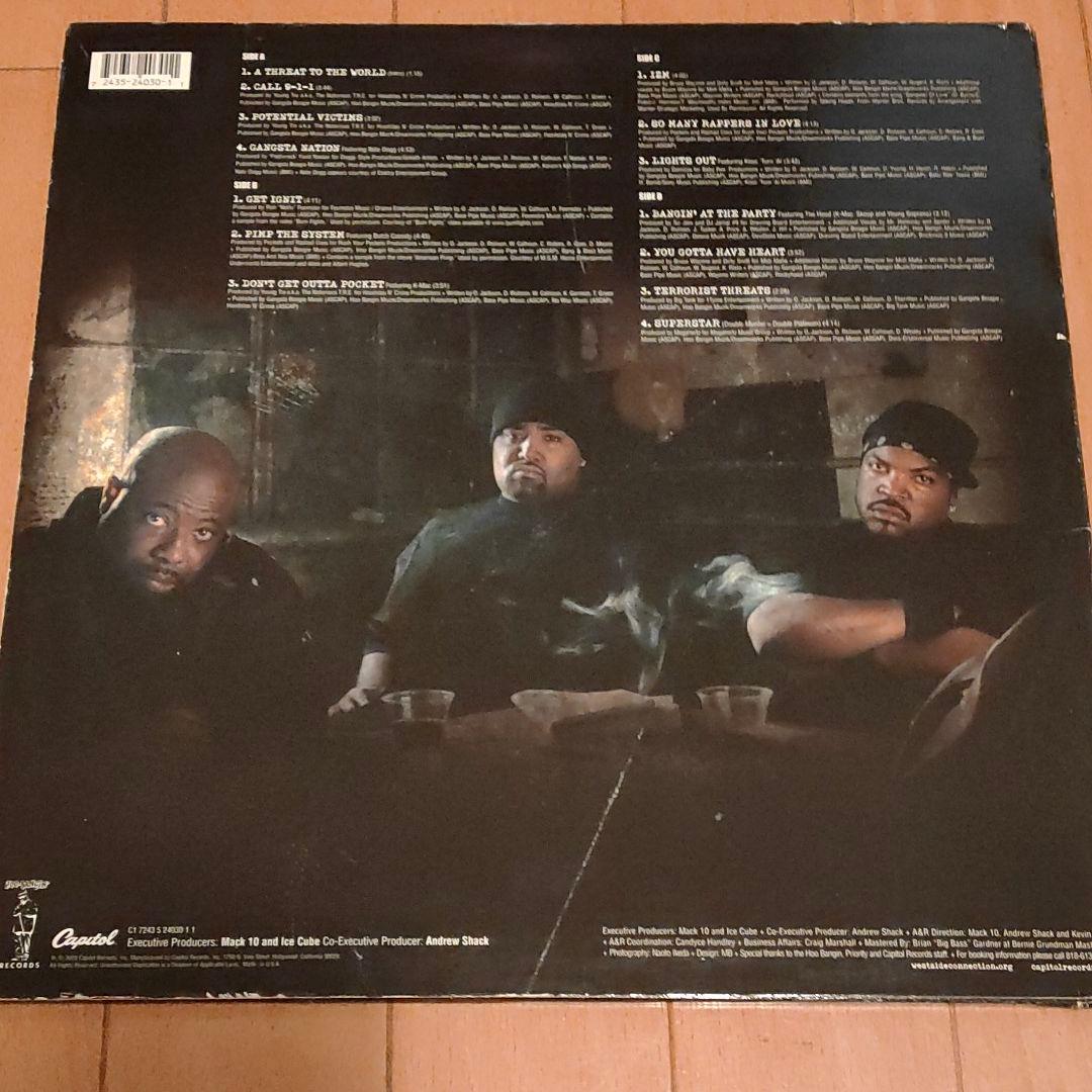 洋楽 WESTSIDE CONNECTION TERRORIST THREATS LP