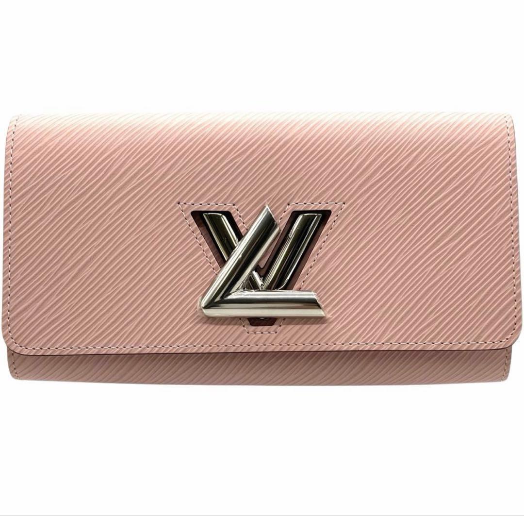 バ*ュ様 LOUIS VUITTON ツイスト 長財布ピンク × シルバー金具